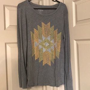 Comfy Grey LOng Sleeve Shirt